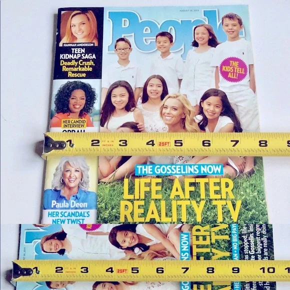 4/$10 PEOPLE MAGAZINE OPRAH GOSSELINS KIDS PAULA DEEN Issue AUGUST 26, 2013 NEW - Picture 7 of 13